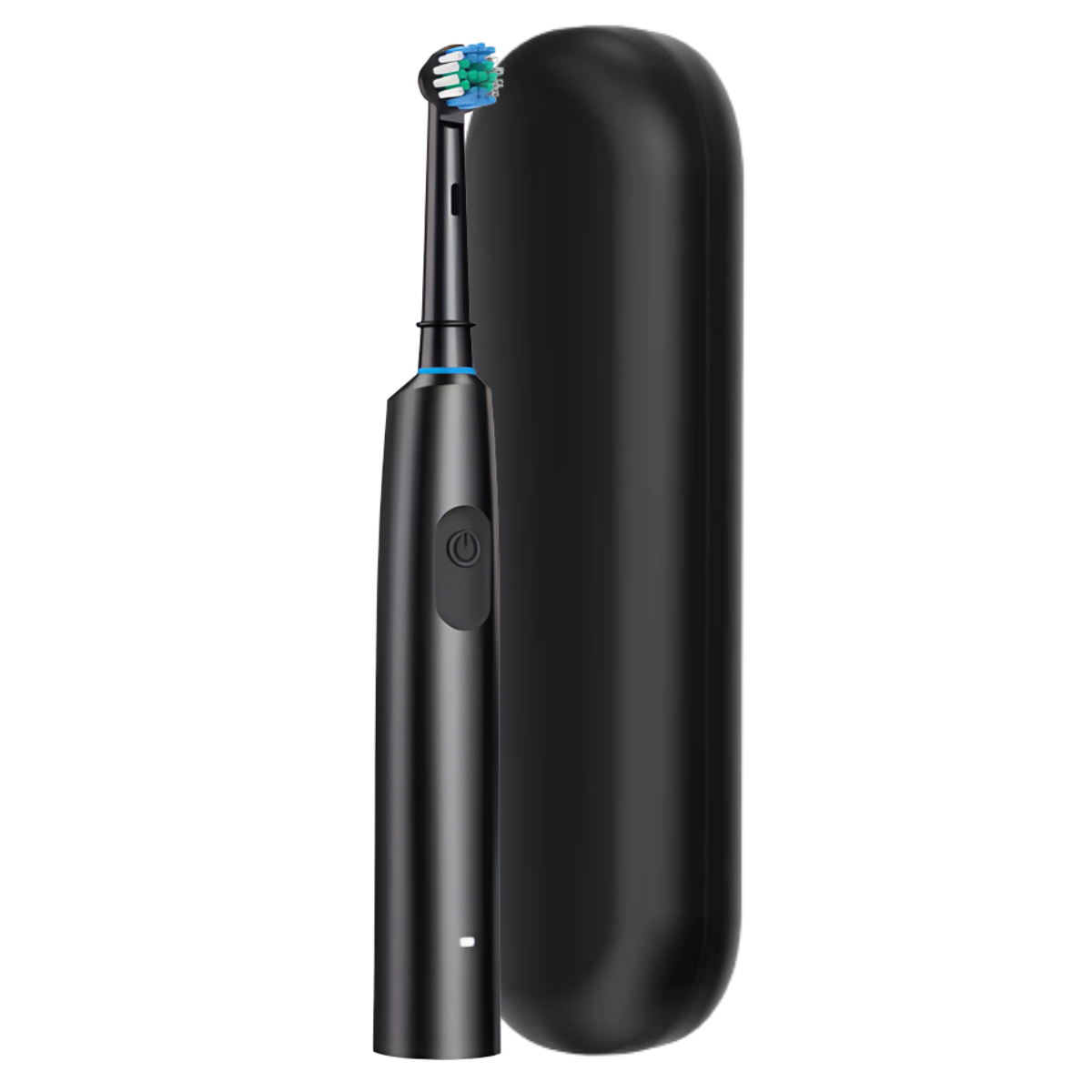 Elektrická zubná kefka Deep Clean čierna + 4 hlavice