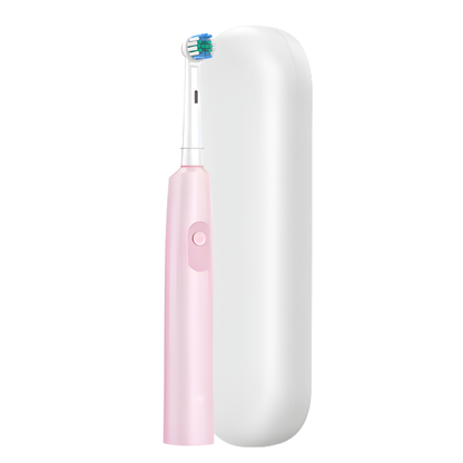 Elektrická zubná kefka Deep Clean ružová + 4 hlavice