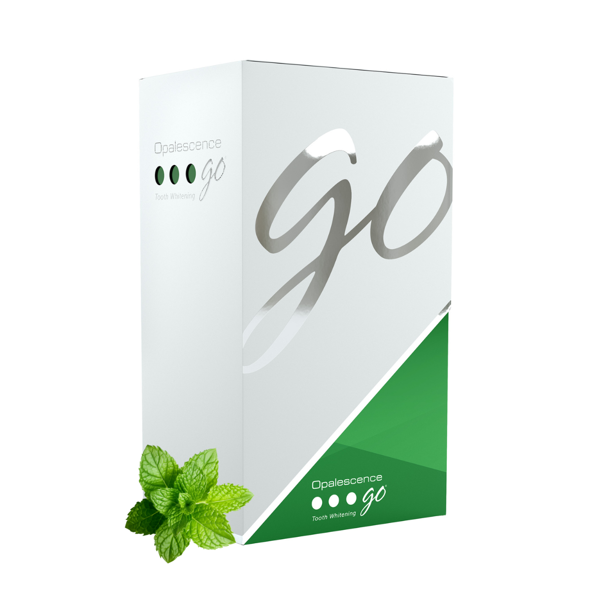 Bieliace tácky Opalescence Go 15% Mint